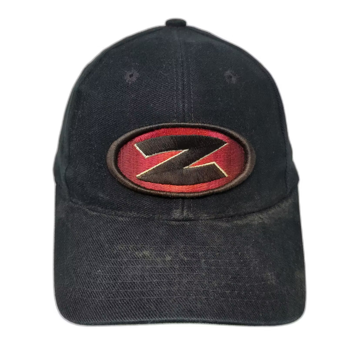 Zamboni Snapback Hat Black One Size Adult Adjustable Embroidered Logo Patch Red