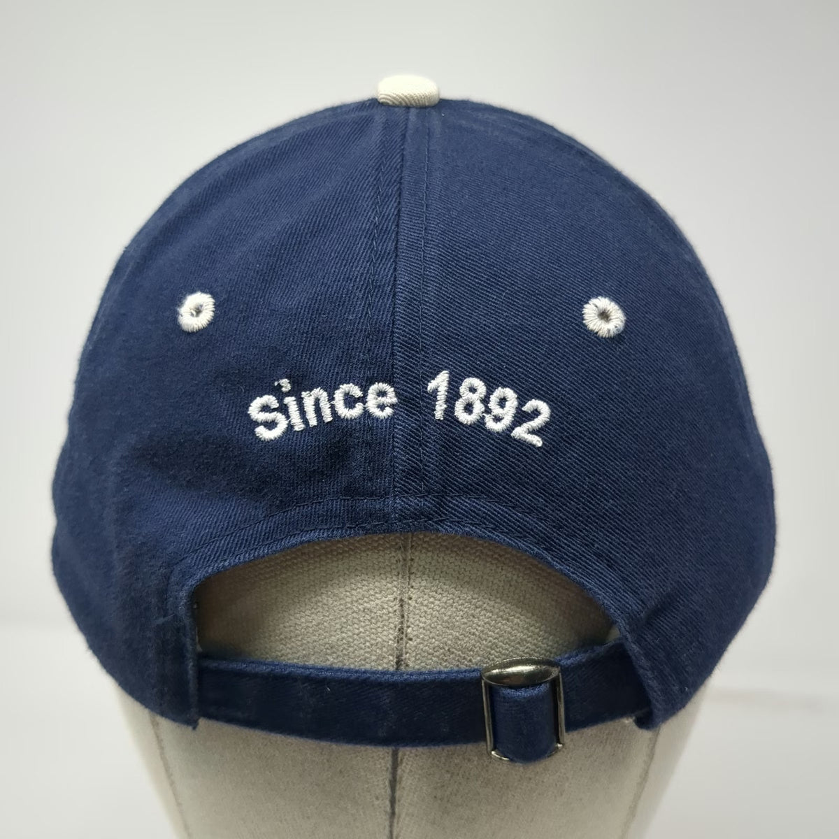 Fahrenheit Ireland Bank Blue Baseball Cap One Size Hat Since 1892 Slideback Navy