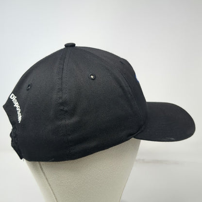 Richardson Baseball Cap Black Blue White L Western Waste Services Strapback Hat