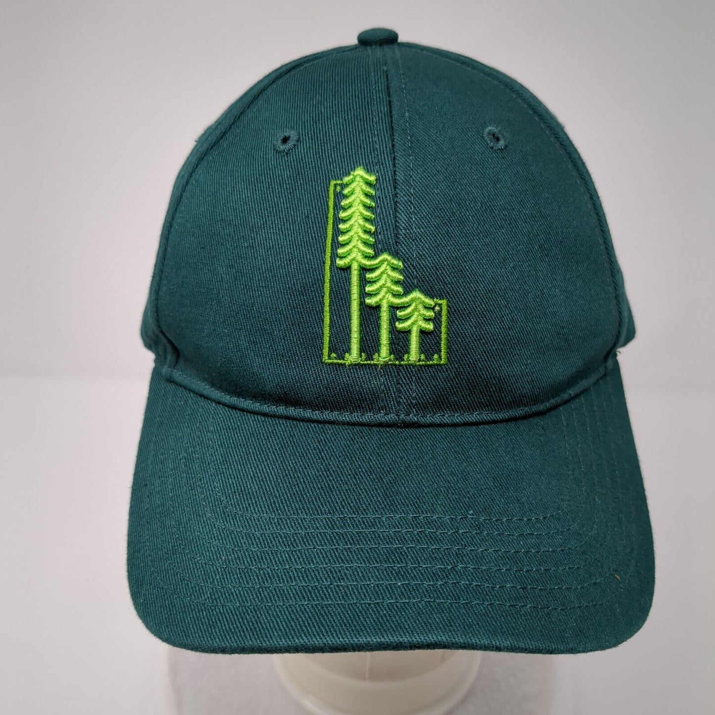 Idaho Forest Trees Strapback Hat Green OSFA Embroidered Richardson
