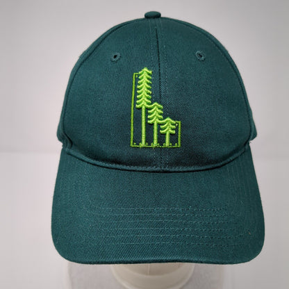 Idaho Forest Trees Strapback Hat Green OSFA Embroidered Richardson