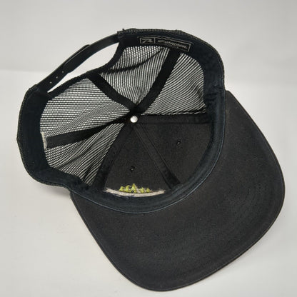 Tek-Solutions Snapback Trucker Hat Black One Size Mesh Back Richardson