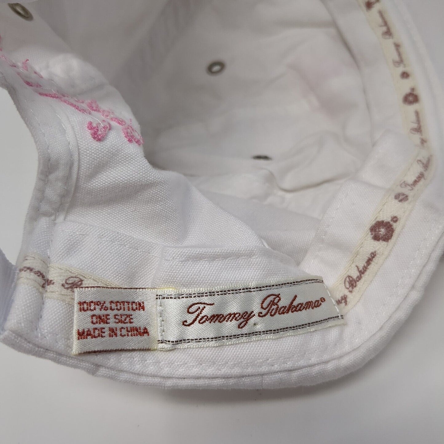 Garden of Hope & Courage Slideback Hat White OS Adjustable Tommy Bahama Cotton