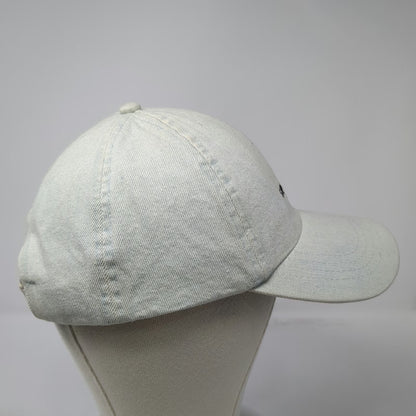 rubi Baseball Cap Blue One Size Stop Scrolling Embroidered Denim Adjustable Hat