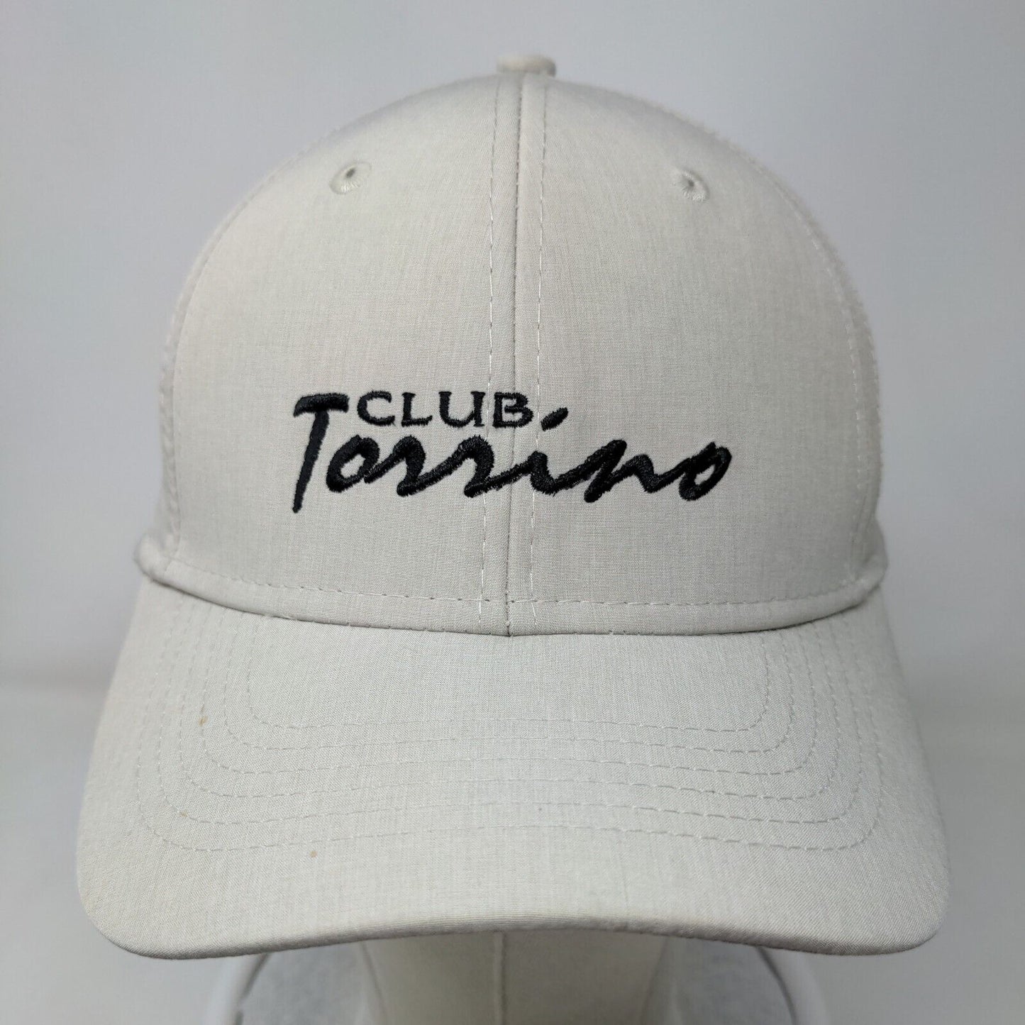 Club Torrino Snapback Hat Tan One Size Embroidered Coyote Crossing