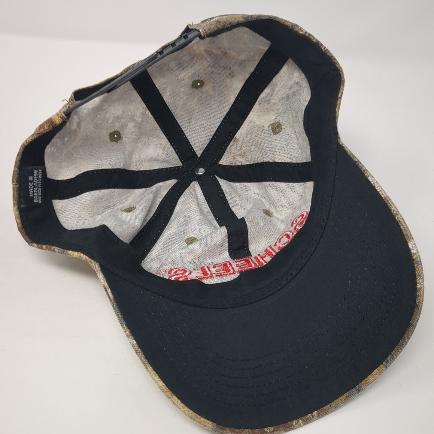 Scheels Snapback Hat Multicolor One Size Adjustable Embroidered Camouflage