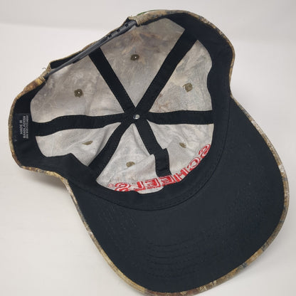 Scheels Snapback Hat Multicolor One Size Adjustable Embroidered Camouflage