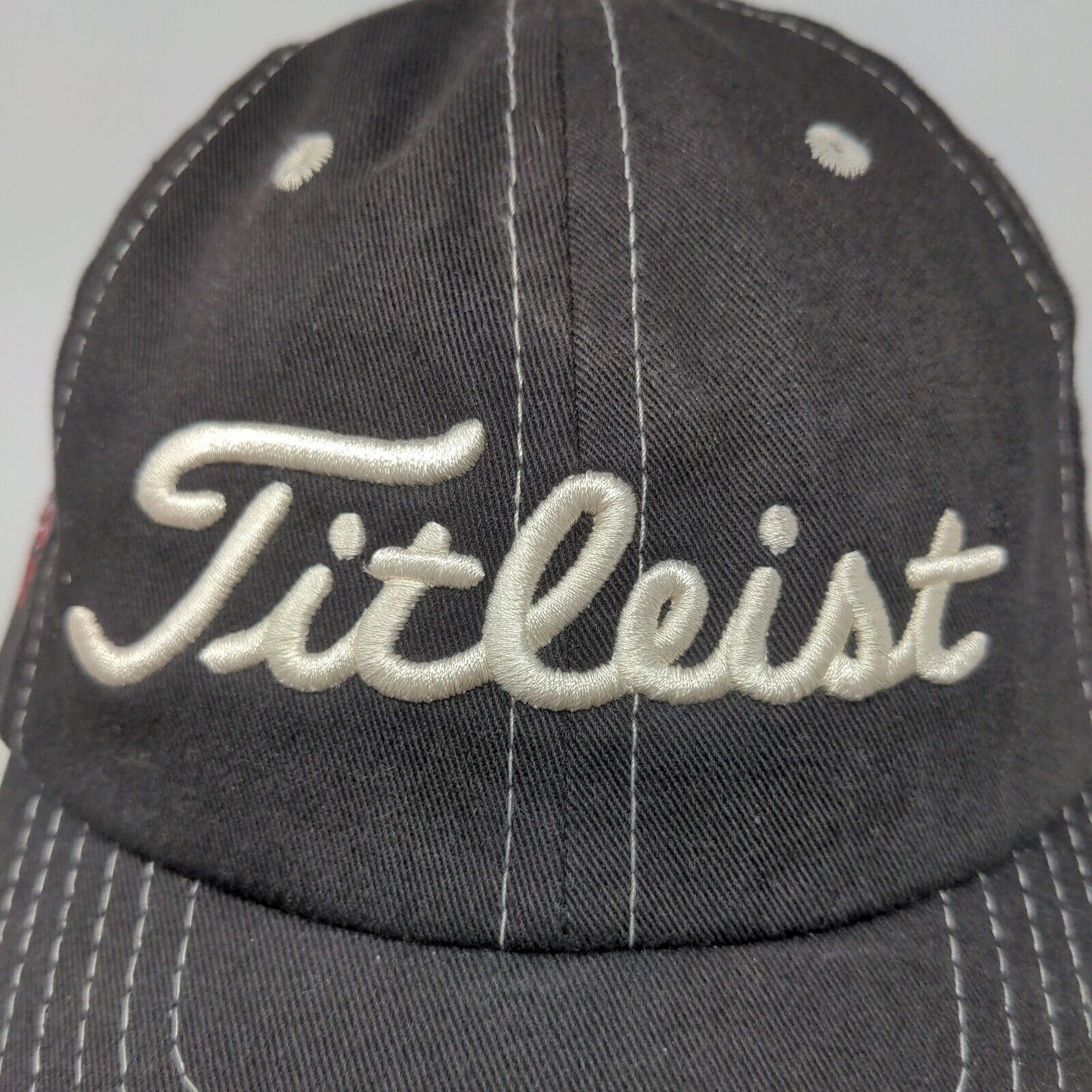 Titleist Men's Slideback Hat Black Embroidered Hawkins Bailey Warehouse Logo