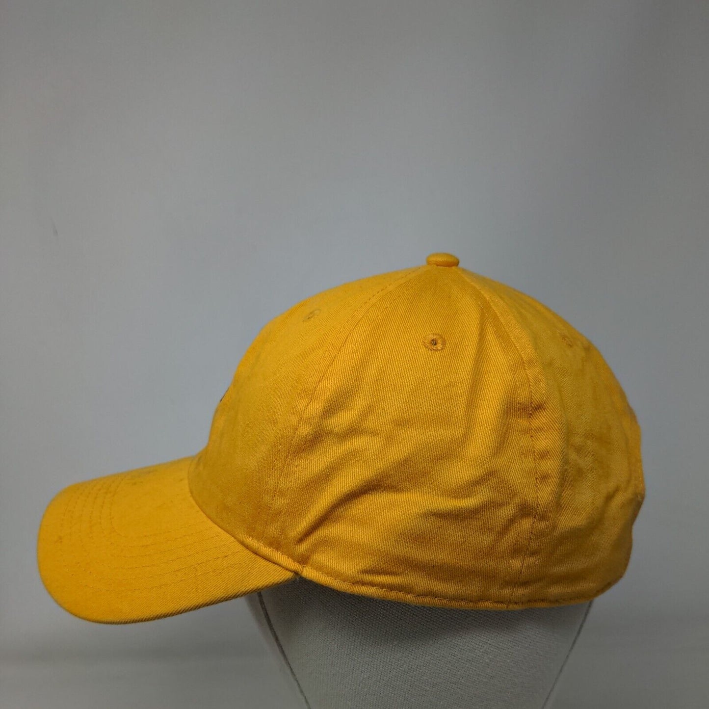 Rainbow Slideback Hat Yellow OSFA Adjustable Embroidered Newhattan Cotton