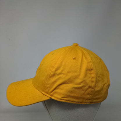 Rainbow Slideback Hat Yellow OSFA Adjustable Embroidered Newhattan Cotton