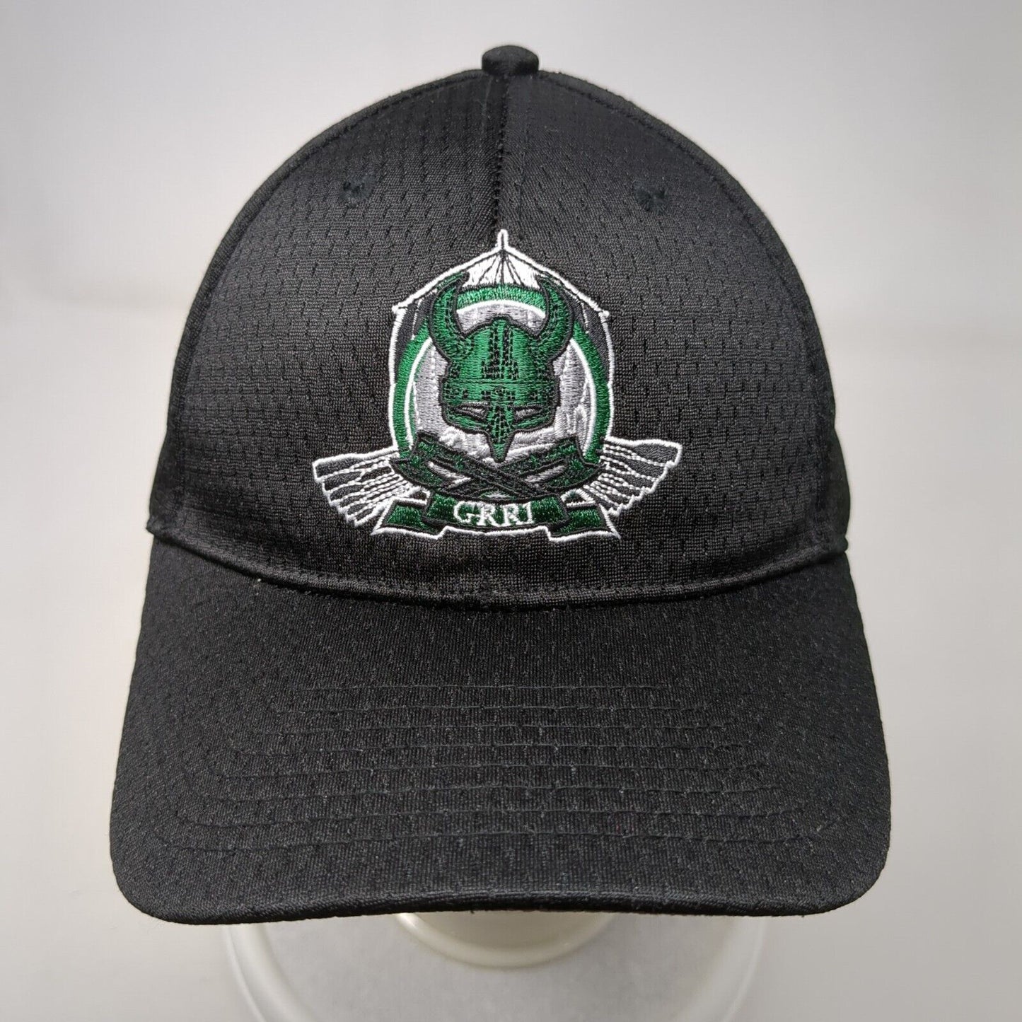 GRR1 Vikings Row As One Strapback Hat Black OSFM Embroidered 6 Panel