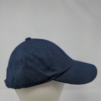 Gap Slideback Hat Blue M/L Adjustable Vented Holes 6 Panel Blank Wool Blend