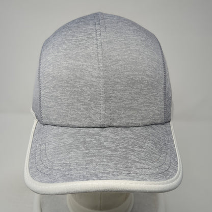 Unbranded Strapback Hat Gray One Size Adjustable Solid Blank Outdoor