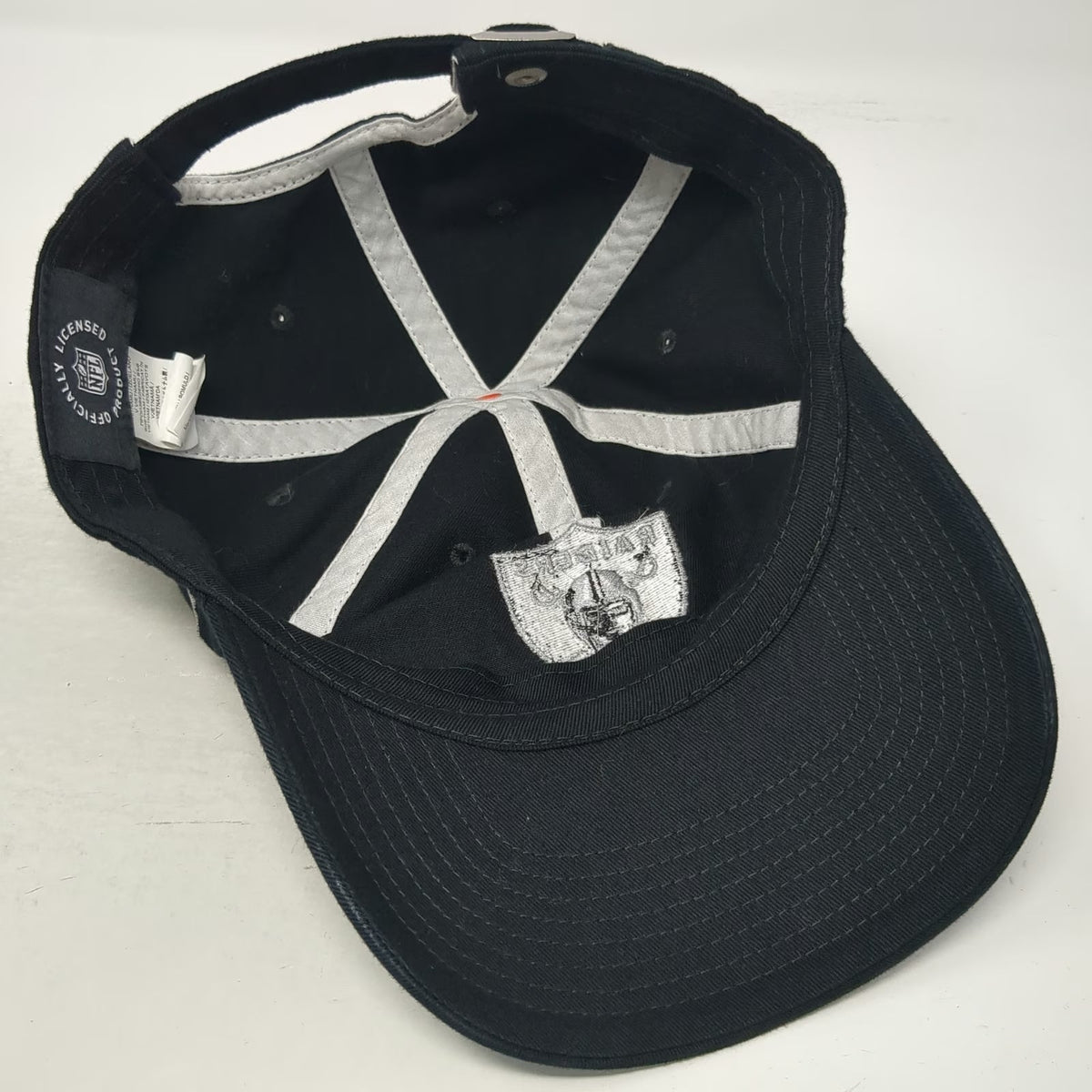 Las Vegas Raiders NFL Fanatics Cap Black One Size Slideback Strap Cotton Hat