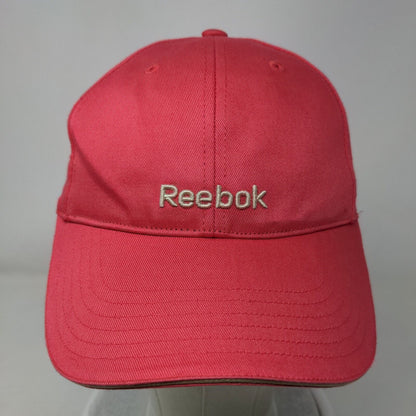 Reebok Slideback Hat Pink Large Adjustable Embroidered Vented Holes 6 Panel
