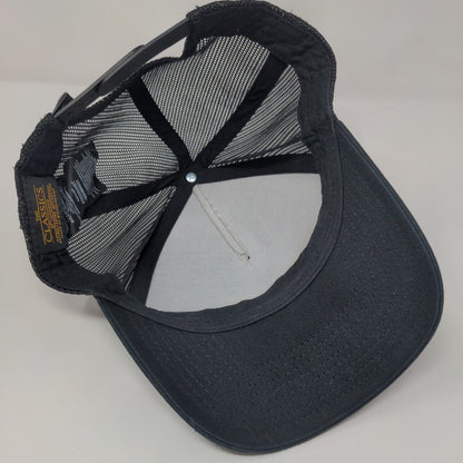 Hurley Since 1999 Snapback Trucker Hat Black OSFA Mesh Back The Classics Yupoong