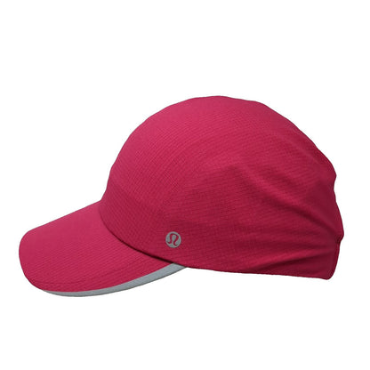 Lululemon Fast Free Run Hat Baseball Cap Pink S/M Reflective WovenAir W/Tags