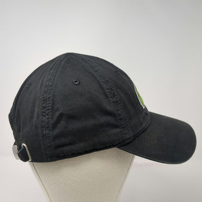 Lacoste Baseball Cap Black One Size Large Embroidered Crocodile Slideback Hat