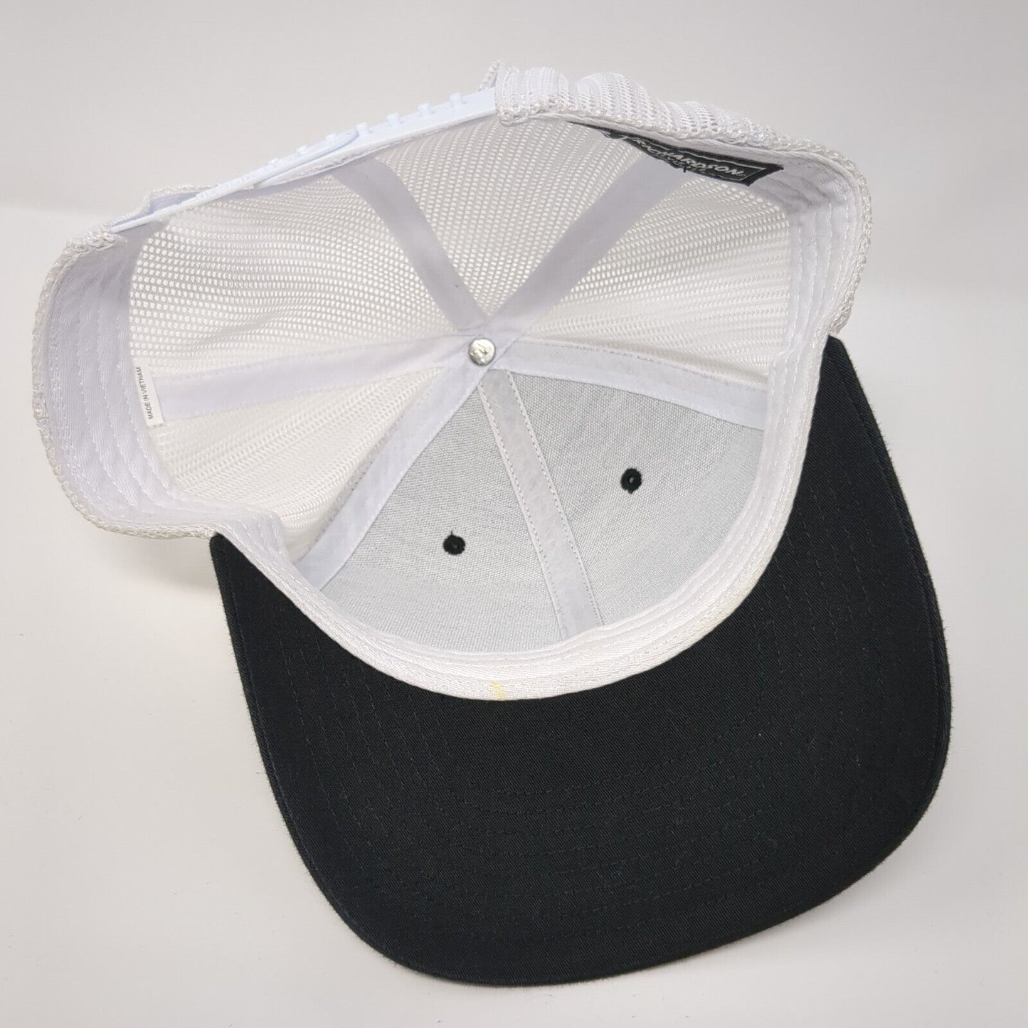 Hickey Horsemanship Snapback Trucker Hat Black One Size Mesh Back