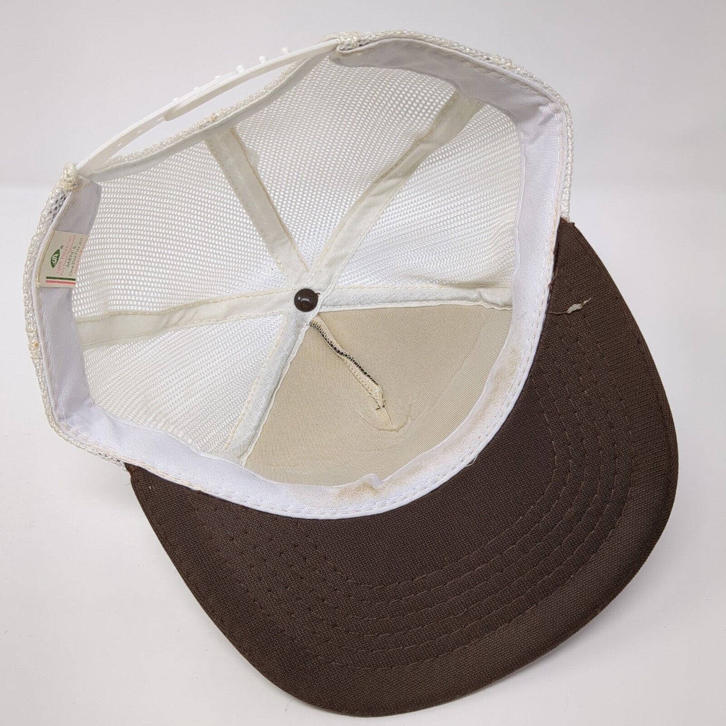 Idaho Power Snapback Trucker Hat Brown One Size Adjustable Mesh Back YoungAn