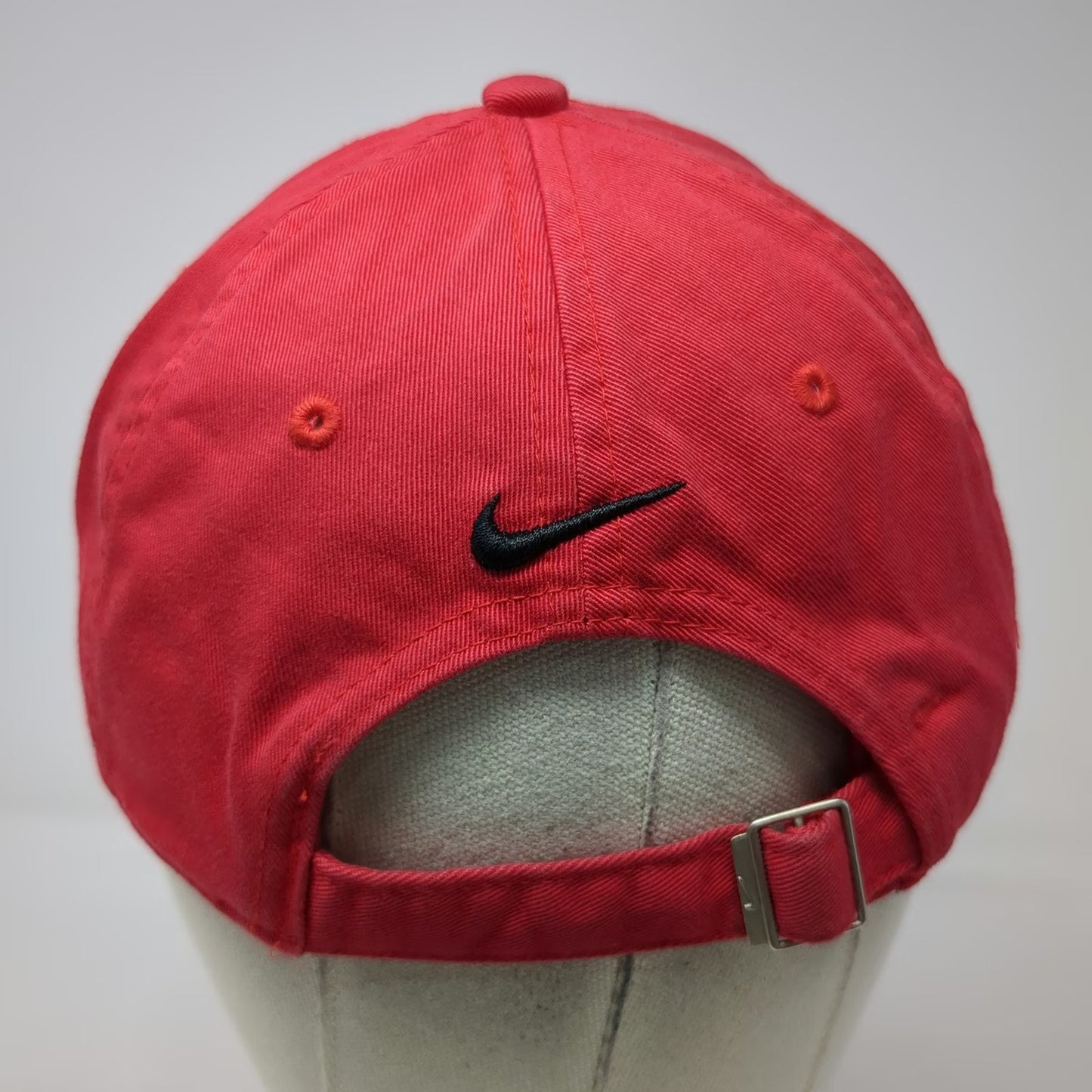 Nike Ohio State Buckeyes NCAA Red One Size Slideback Cotton Hat Swoosh Logo