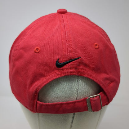 Nike Ohio State Buckeyes NCAA Red One Size Slideback Cotton Hat Swoosh Logo