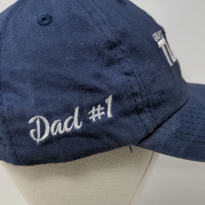 Grupo TLA Logistics Dad #1 Strapback Hat Blue One Size Embroidered Nissin Cap