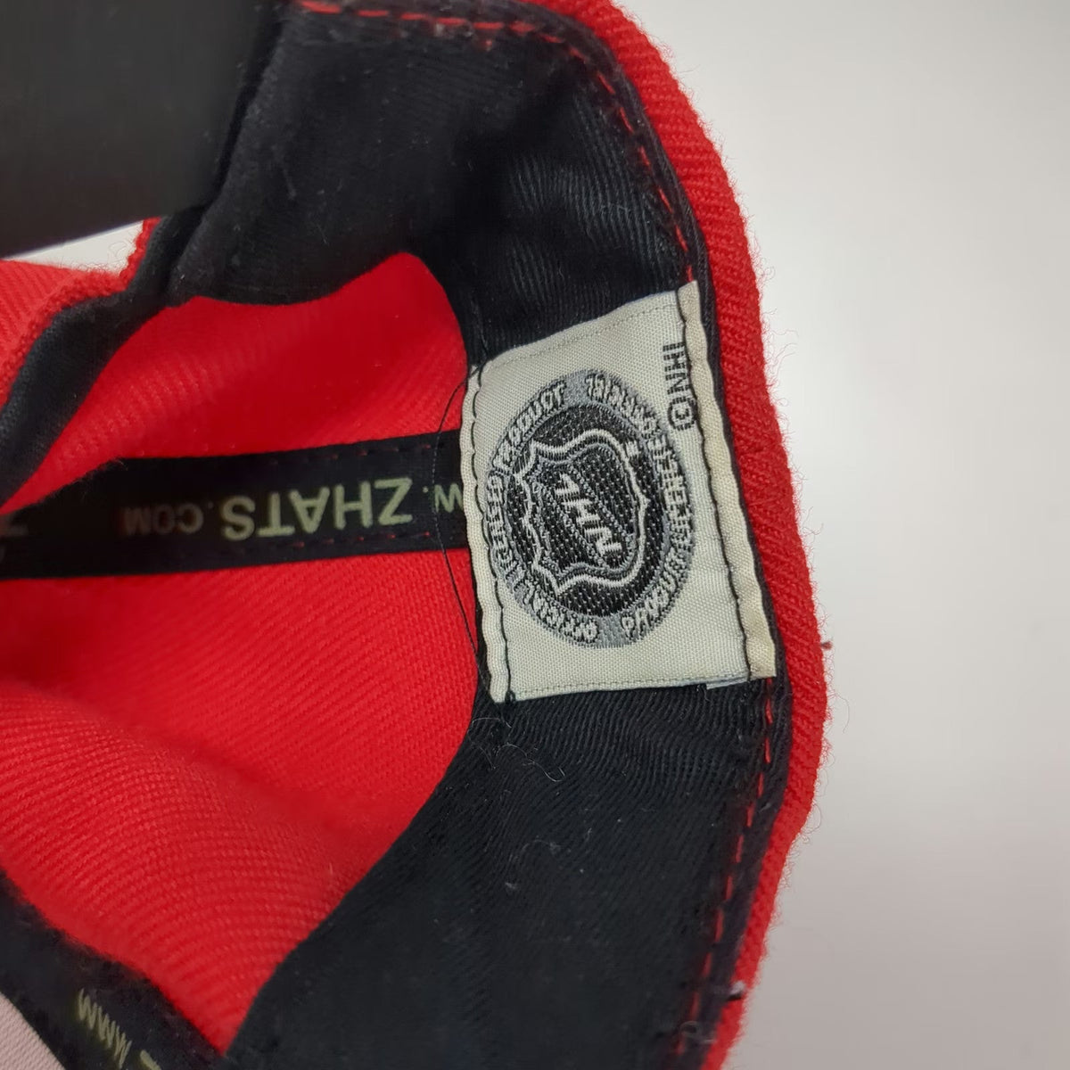 Chicago Blackhawks NHL Zephyr Snapback Red One Size Wool Blend Flat Brim Hat