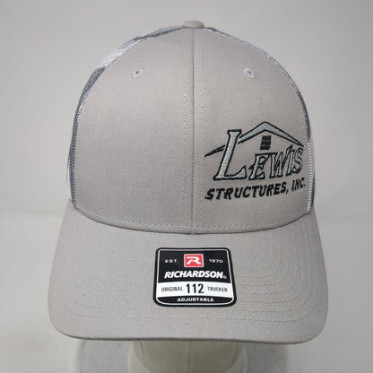 Lewis Structures Inc Trucker Hat Multicolor One Size Adjustable Mesh Richardson