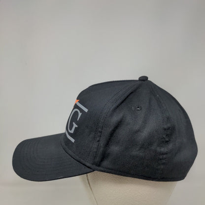 CG Lightning Snapback Hat Black OSFM Adjustable Vent Holes Otto