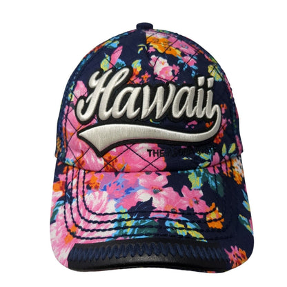 Hawaii The Aloha State Snapback Trucker Hat Multi One Size Mesh Back
