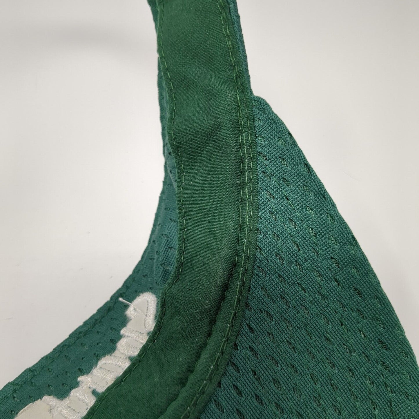 Spartans Strapback Sun Visor Hat Green One Size Adjustable Embroidered OC