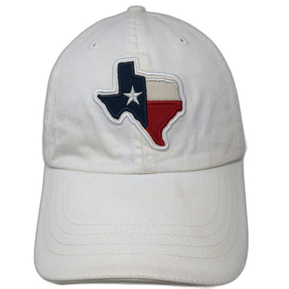 Sonoma Baseball Cap White One Size State of Texas Flag Patch Slideback Hat