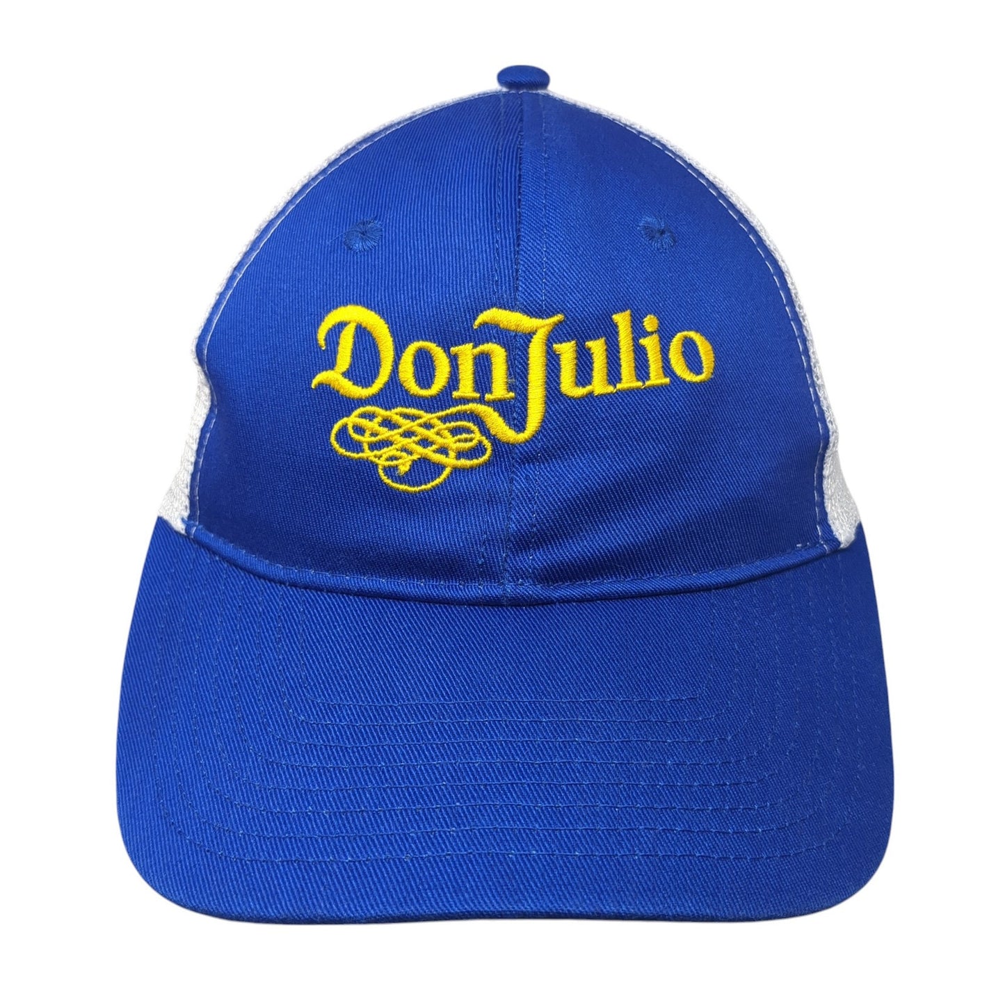 Don Julio Snapback Trucker Hat Blue One Size Mesh Back Colorblock