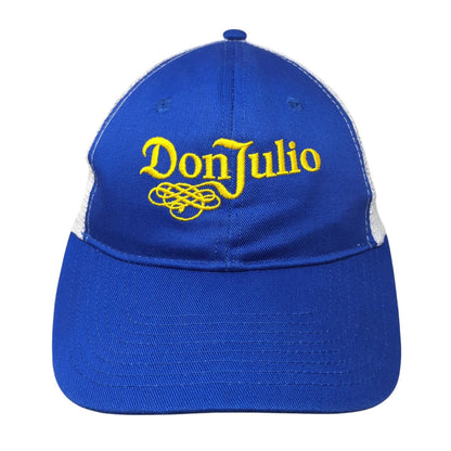 Don Julio Snapback Trucker Hat Blue One Size Mesh Back Colorblock