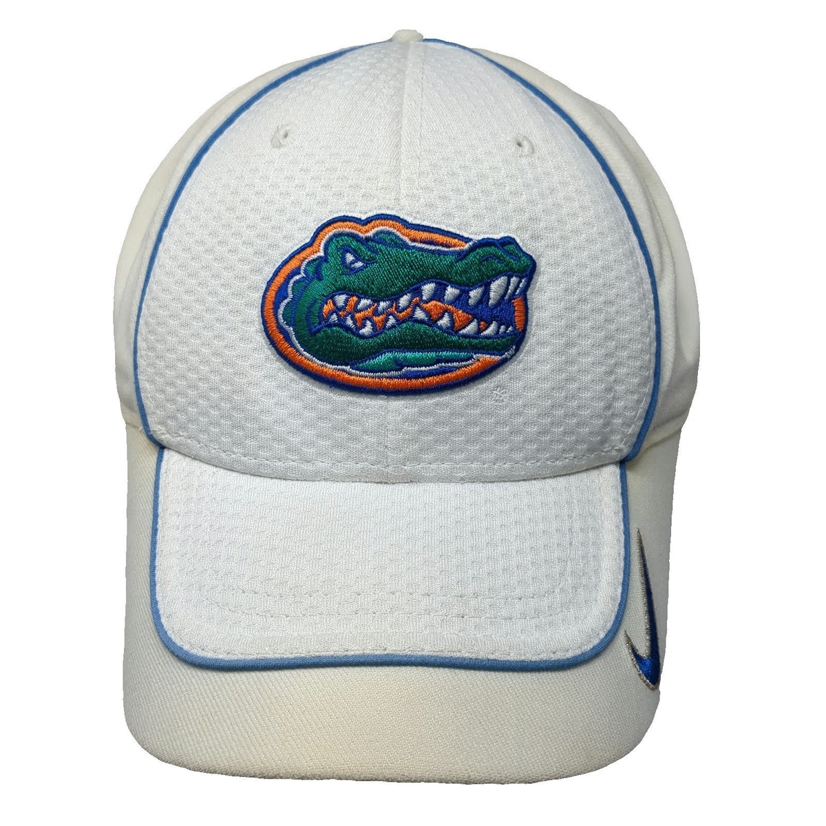 Florida Gators NCAA Nike Elite Hat White Blue Orange Green One Size Curved Brim