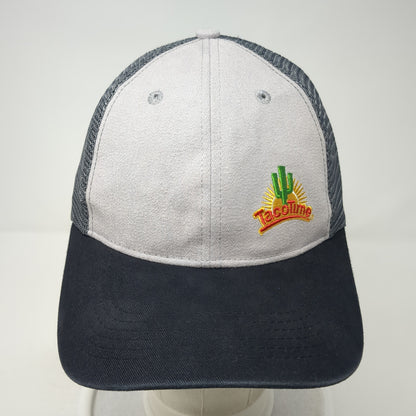 TasoTime Snapback Trucker Hat Gray One Size Adjustable Embroidered Mesh Back