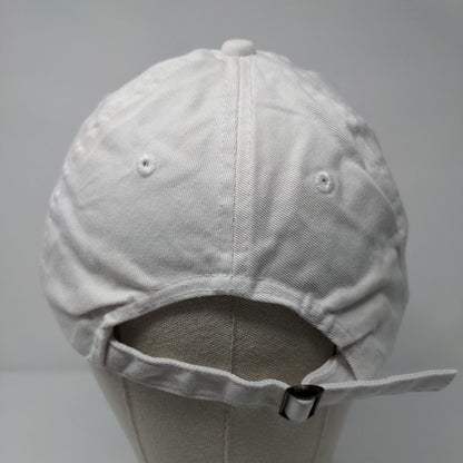 Cherish Slideback Hat White OSFA Adjustable Embroidered Vent Holes