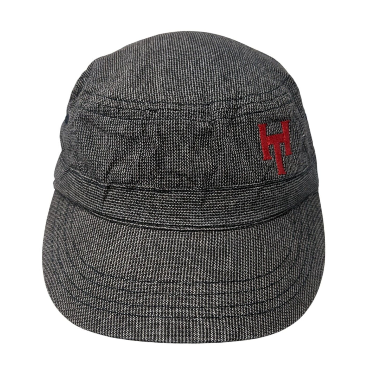 District Strapback Cadet Army Cap Hat Gray One Size Embroidered Logo