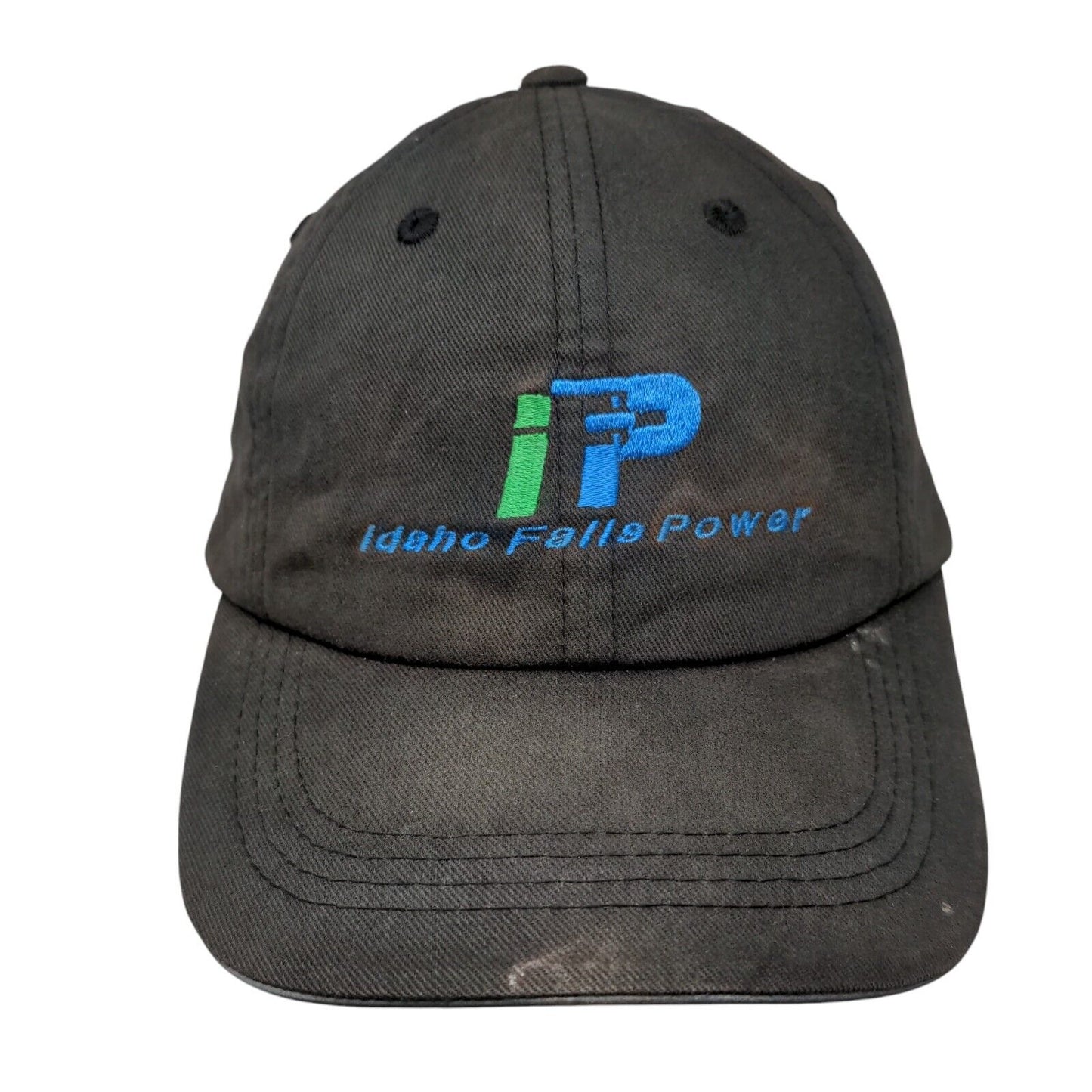 Idaho Falls Power Strapback Hat Black One Size Embroidered Port Authority