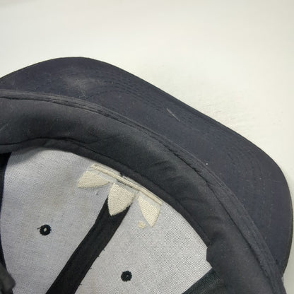 Adidas Baseball Cap Black White One Size Embroidered Trefoil Logo Adjustable Hat