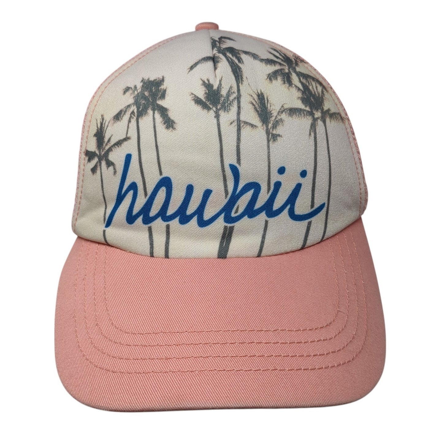 Hawaii Snapback trucker Hat Multicolor OS Adjustable Mesh Back Honolua Wahine