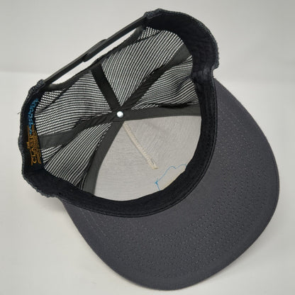 Drake Cooper Snapback Mesh Back Trucker Hat Gray One Size Mesh Back