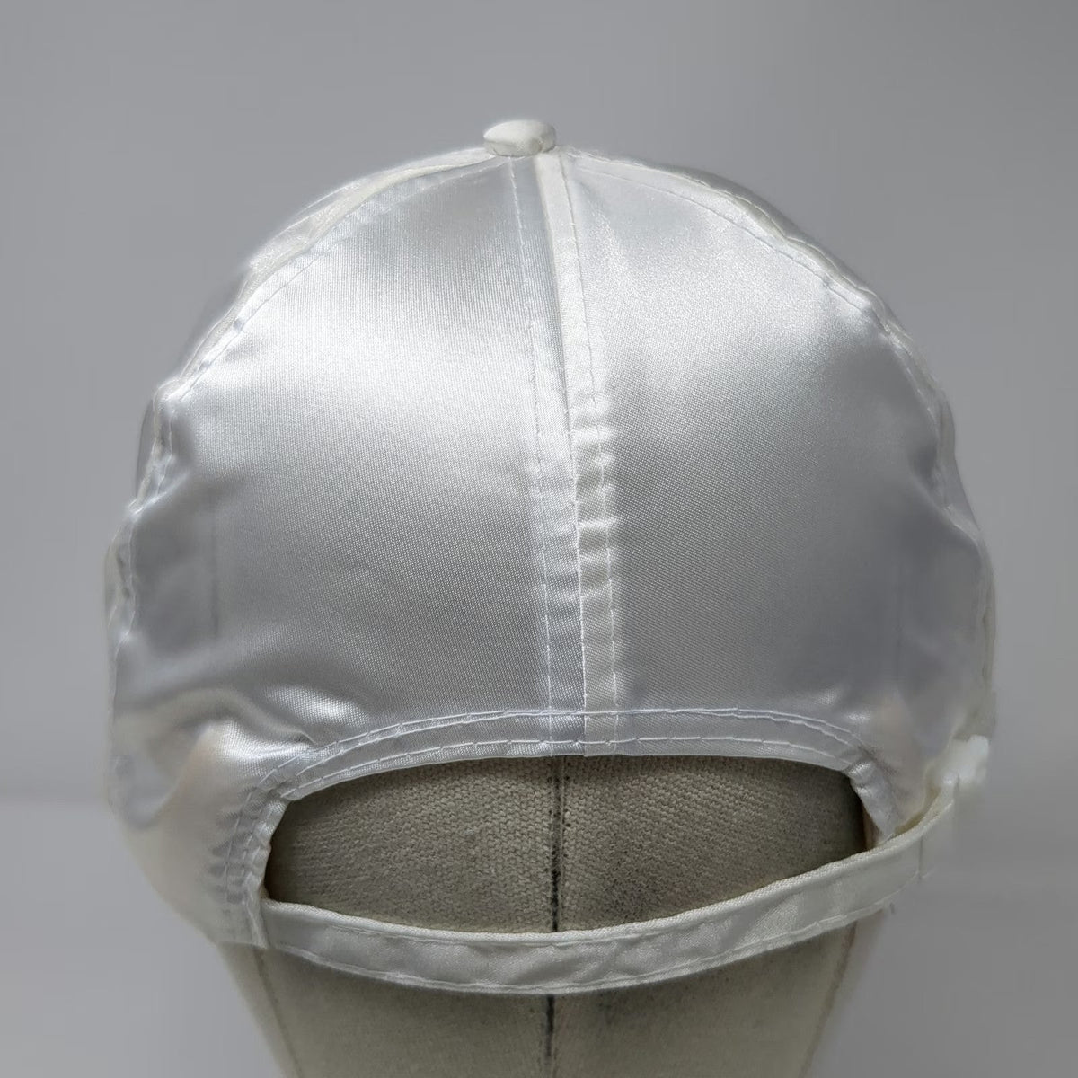 Nissin 5 Panel Hat White One Size Nissan Embroidered Rope Polyester Slideback
