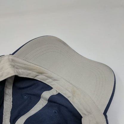 Anvil Slideback Hat Blue One Size Adjustable Solid 6 Panel Blank