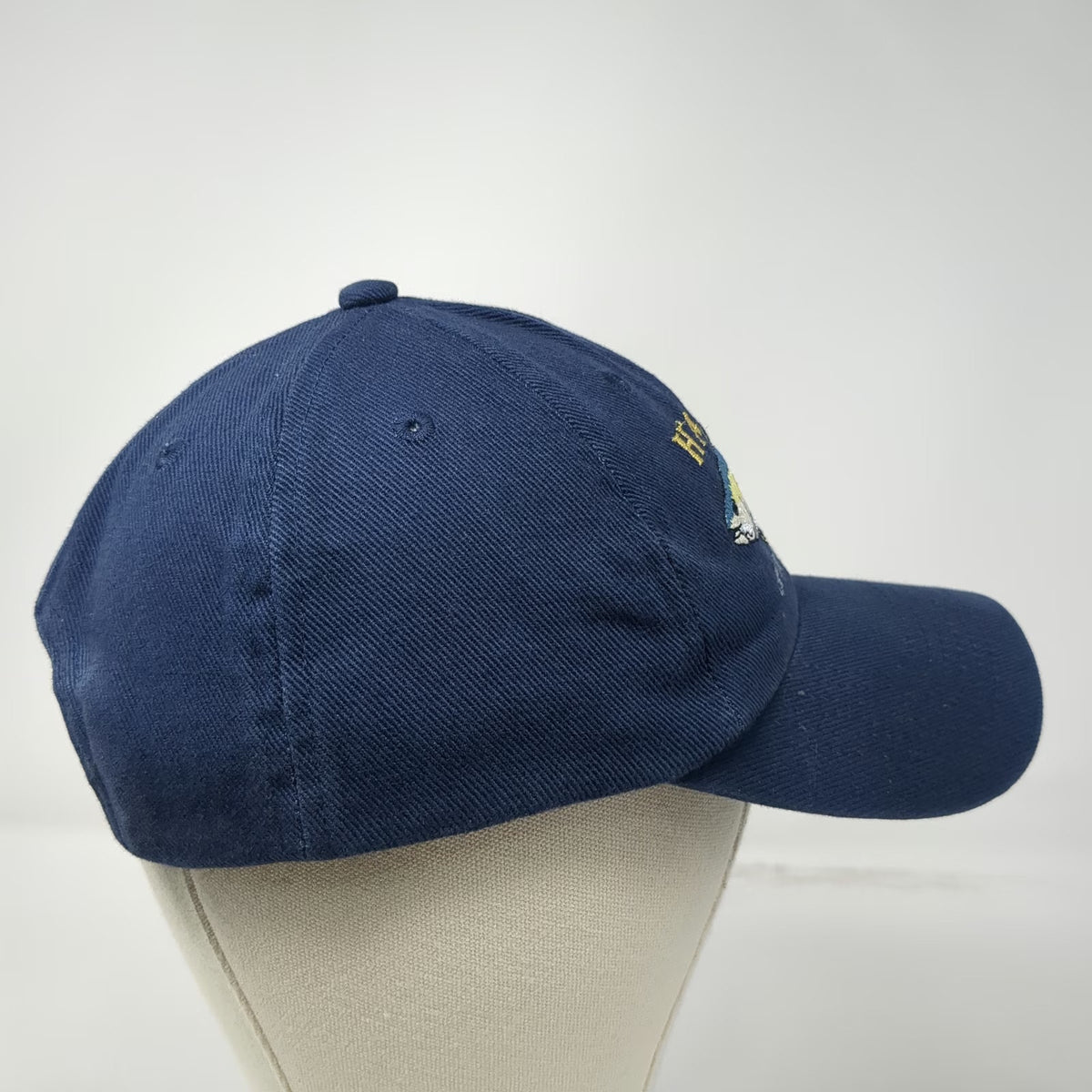 Hawaiian Headwear Baseball Cap Blue One Size Hawaii Ahi Tuna Fishing Hat