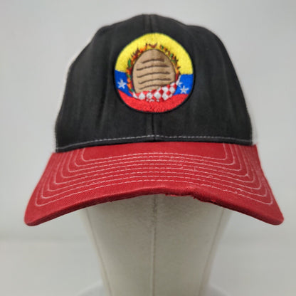 Richardson Snapback Mesh Back Trucker Hat Multicolor One Size Embroidered
