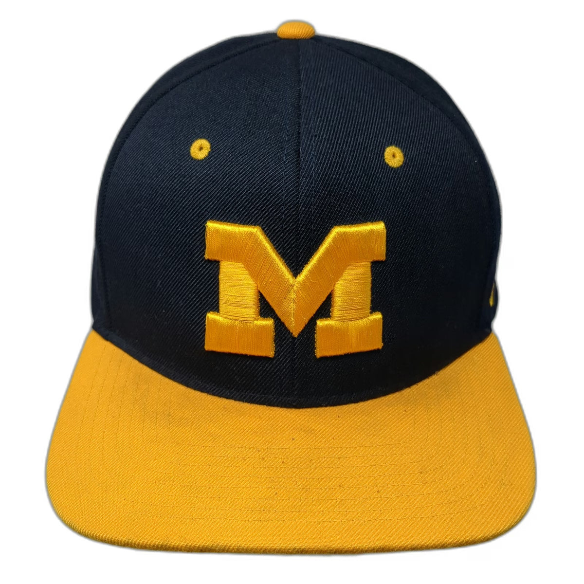 Zephyr Michigan Wolverines NCAA Snapback Hat Blue Yellow One Size Script M Logo