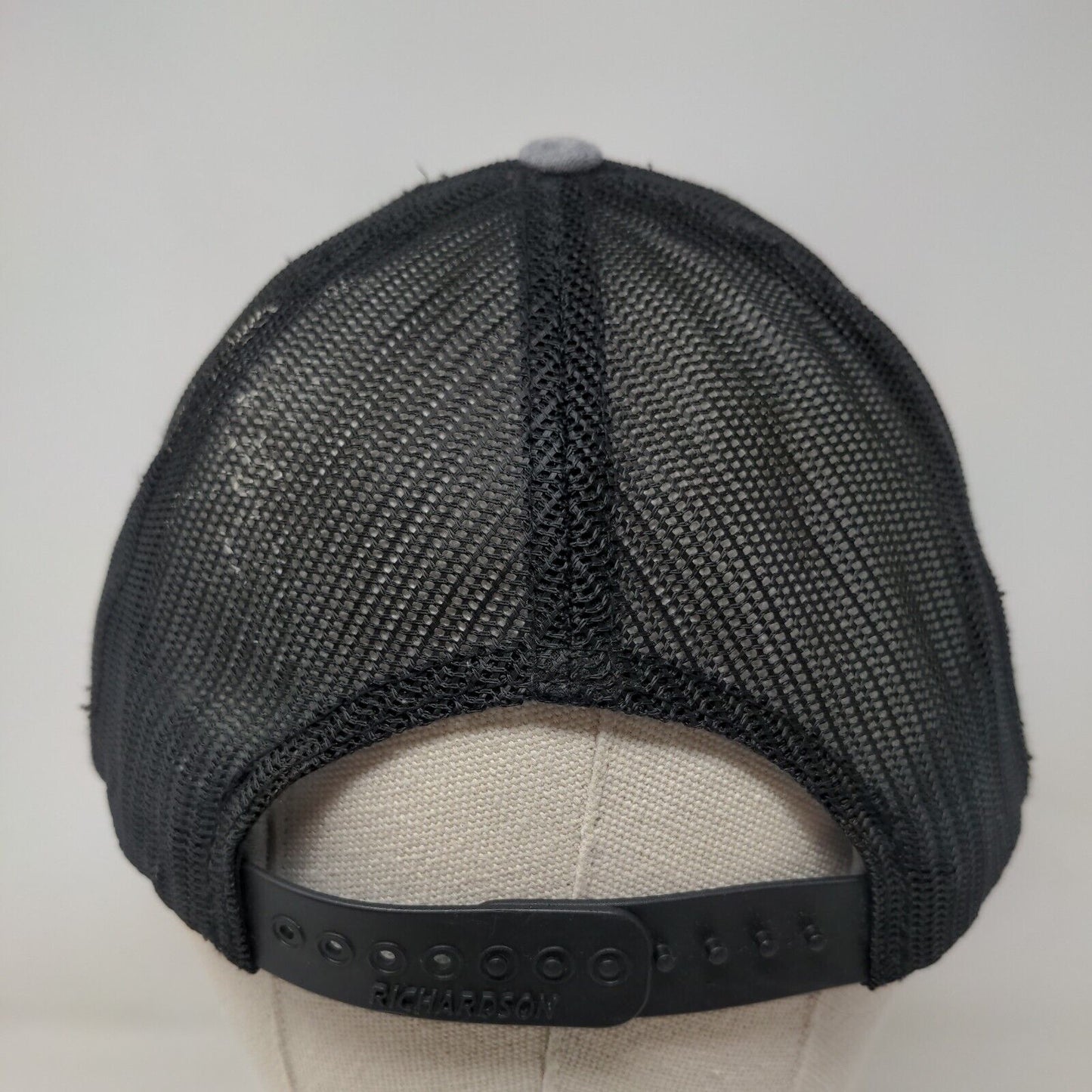 Superior Storage Snapback Mesh Back Trucker Hat Gray One Size Richardson