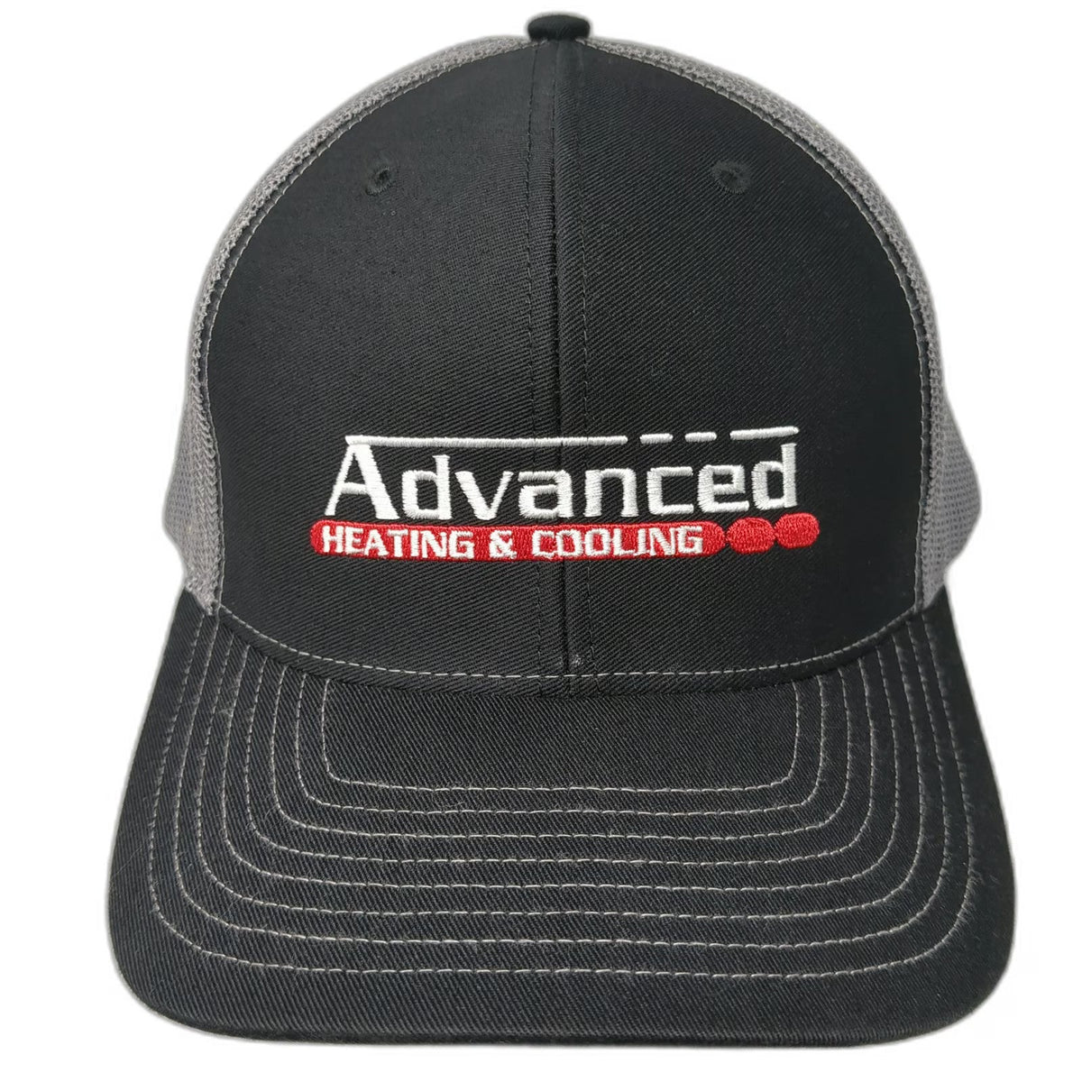 Richardson Trucker Hat Black One Size Advanced Heating Cooling Mesh Snapback